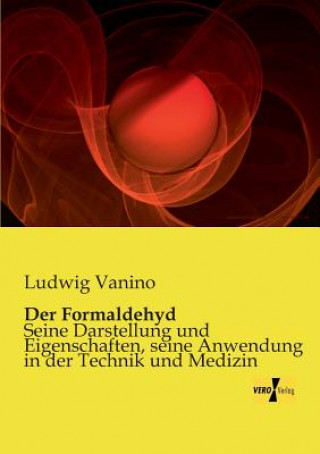 Kniha Formaldehyd Ludwig Vanino