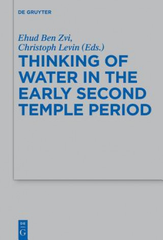 Livre Thinking of Water in the Early Second Temple Period Ehud BenZvi