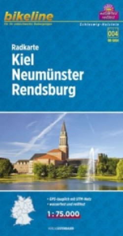 Materiale tipărite Bikeline Radkarte Kiel, Neumünster, Rendsburg 