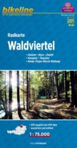 Materiale tipărite Bikeline Radkarte Waldviertel 