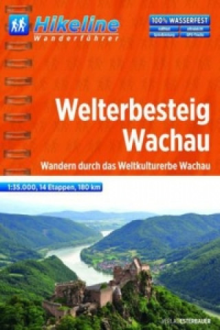 Βιβλίο Hikeline Wanderführer Welterbesteig Wachau 