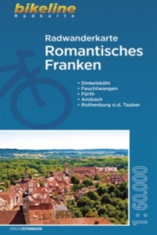 Nyomtatványok Bikeline Radwanderkarte Romantisches Franken 