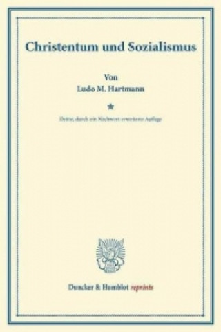 Kniha Christentum und Sozialismus. Ludo M. Hartmann