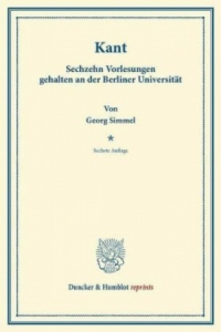 Carte Kant. Georg Simmel