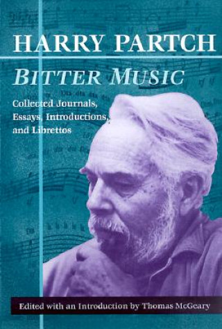 Libro Bitter Music Harry Partch