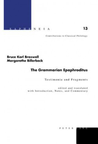 Kniha Grammarian Epaphroditus Bruce Karl Braswell