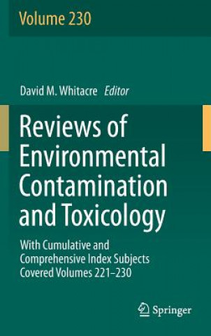 Kniha Reviews of Environmental Contamination and Toxicology volume David Whitacre