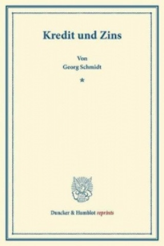 Carte Kredit und Zins. Georg Schmidt