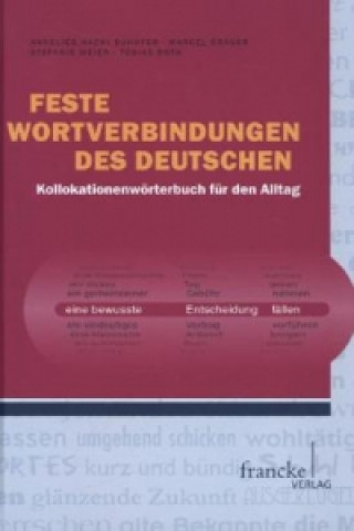 Kniha Feste Wortverbindungen des Deutschen Annelies Häcki Buhofer