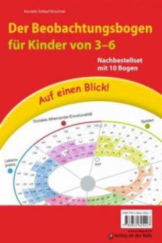 Carte Der Beobachtungsbogen für Kinder von 3-6 Kornelia Schlaaf-Kirschner