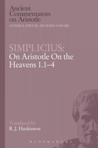 Könyv Simplicius: On Aristotle On the Heavens 1.1-4 Simplicius