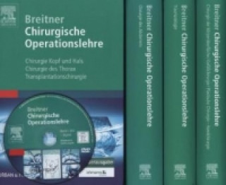 Kniha Breitner Chirurgische Operationslehre, 4 Bde., m. DVD Burghard Breitner