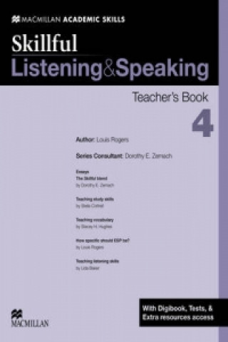 Libro Skillful Level 4 Listening & Speaking Teacher's Book & Digibook Pack Louis Rogers