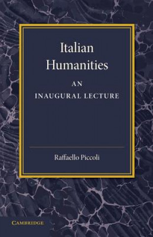Kniha Italian Humanities Raffaello Piccoli