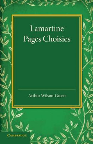 Kniha Lamartine Arthur Wilson-Green
