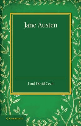 Könyv Jane Austen David Cecil
