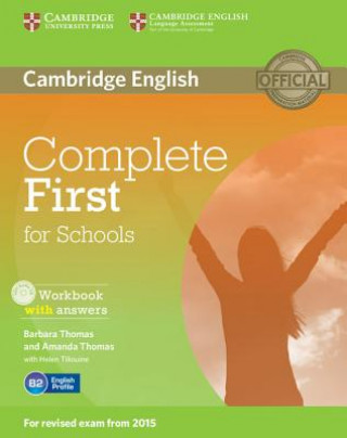 Book Complete First for Schools Workbook with Answers with Audio CD Barbara Thomas