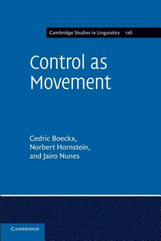 Książka Control as Movement Cedric Boeckx