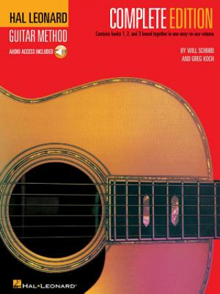 Kniha Hal Leonard Guitar Method Complete Edition + Audio Will Schmid