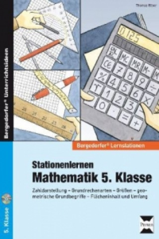 Kniha Stationenlernen Mathematik 5. Klasse Thomas Röser