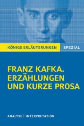 Carte Franz Kafka. Erzählungen und kurze Prosa Kai Schröter