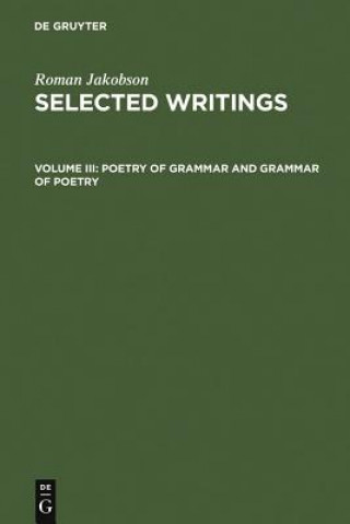 Książka Poetry of Grammar and Grammar of Poetry Roman Jakobson