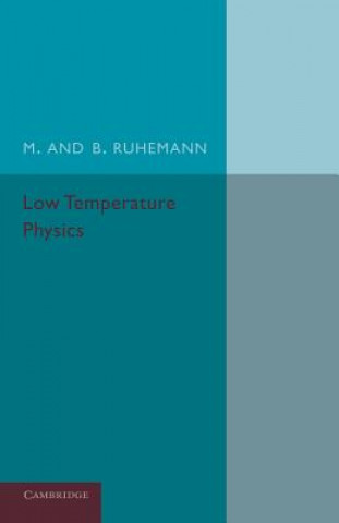 Könyv Low Temperature Physics M. Ruhemann