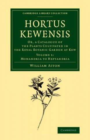 Kniha Hortus Kewensis William Aiton