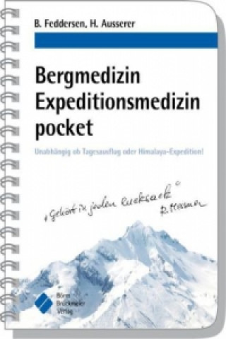 Kniha Bergmedizin Expeditionsmedizin pocket Berend Feddersen
