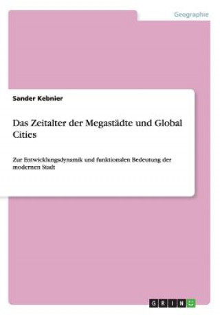 Kniha Zeitalter der Megastadte und Global Cities Alexander Henkes