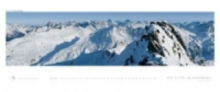 Naptár/Határidőnapló Die Alpen im Panorama - Immerwährender Magnum Kalender 
