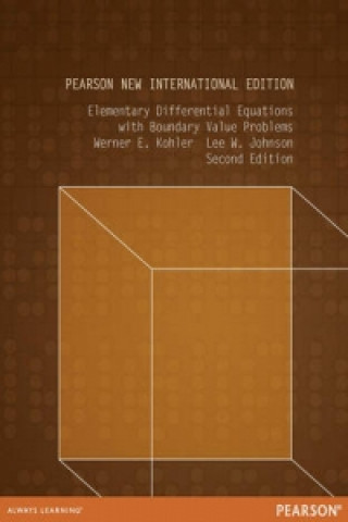 Kniha Elementary Differential Equations with Boundary Value Problems Werner Kohler