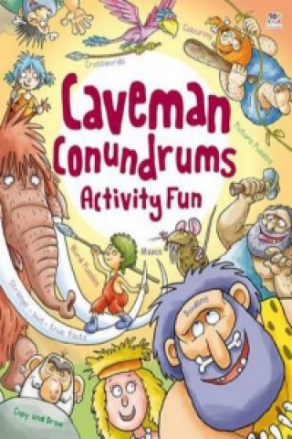 Książka Caveman Conundrums Activity Fun Lisa Telford