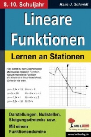 Kniha Lineare Funktionen Hans-J. Schmidt