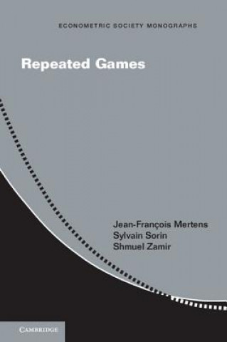 Kniha Repeated Games Jean-Francois Mertens