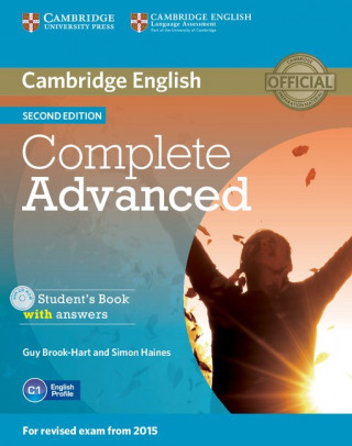 Book Cambridge English Complete Advanced Student's Book with answers Second edition Guy Brook-Hart