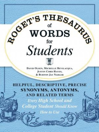 Knjiga Roget's Thesaurus of Words for Students David