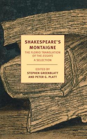 Kniha Shakespeare's Montaigne Michel de Montaigne