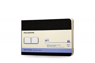 Calendar / Agendă Moleskine Pocket Art Plus Cahier Sketch Album Black 