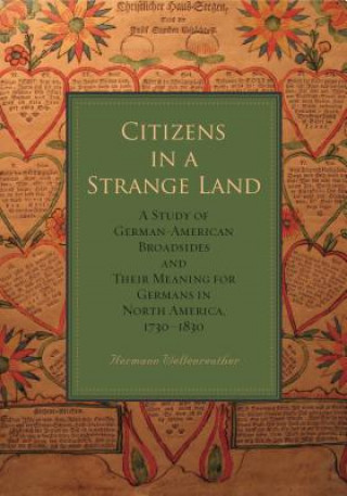 Książka Citizens in a Strange Land Hermann Wellenreuther