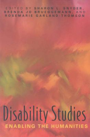 Boek Disability Studies Sharon L Snyder