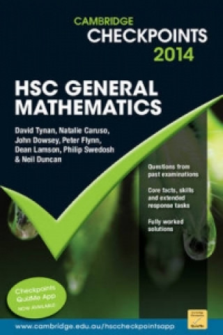 Carte Cambridge Checkpoints HSC General Mathematics 2014-16 Neil Duncan