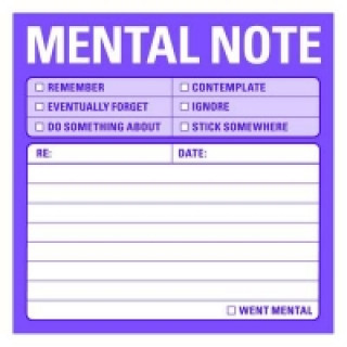 Knjiga Knock Knock Sticky: Mental Note 