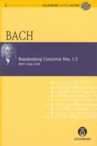 Kniha Brandenburg Concertos Nos. 1-3 Johann Sebastian Bach