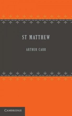 Book St Matthew Arthur Carr
