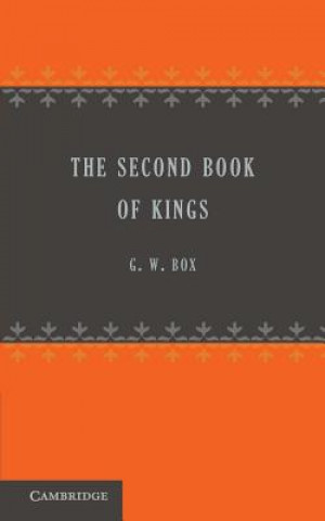Carte Second Book of Kings G. H. Box