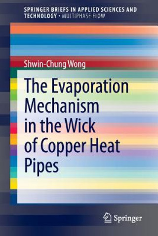 Kniha Evaporation Mechanism in the Wick of Copper Heat Pipes Shwin-Chung Wong