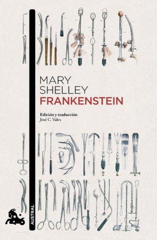 Buch Frankenstein, spanische Ausgabe Mary Wollstonecraft Shelley