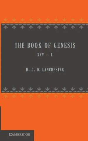 Carte Book of Genesis 25-50 H. C. O. Lanchester