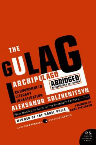 Kniha Gulag Archipelago Aleksandr I Solzhenitsyn